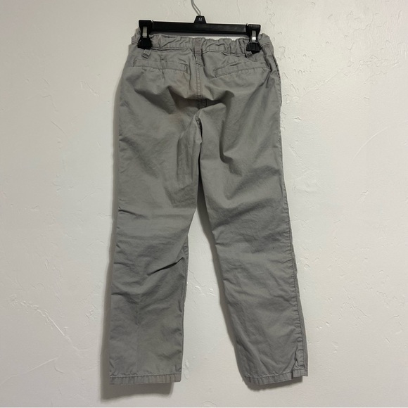 Old Navy Skinny Chino Pants Boys 7 Uniform Dress Pants Gray - Picture 4 of 5